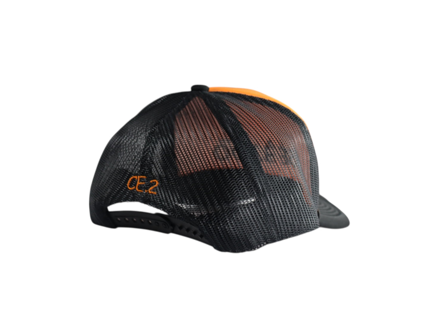 Trucker Cap (Black/Orange)