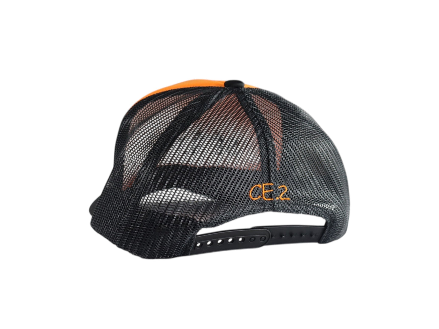 Trucker Cap (Black/Orange)