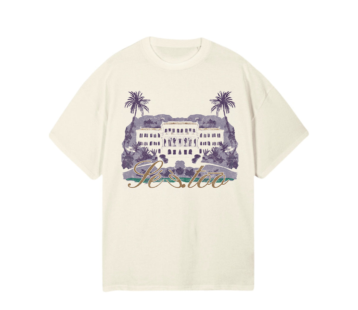 The Embassy Heavyweight Tee (Oversized)(Natural)