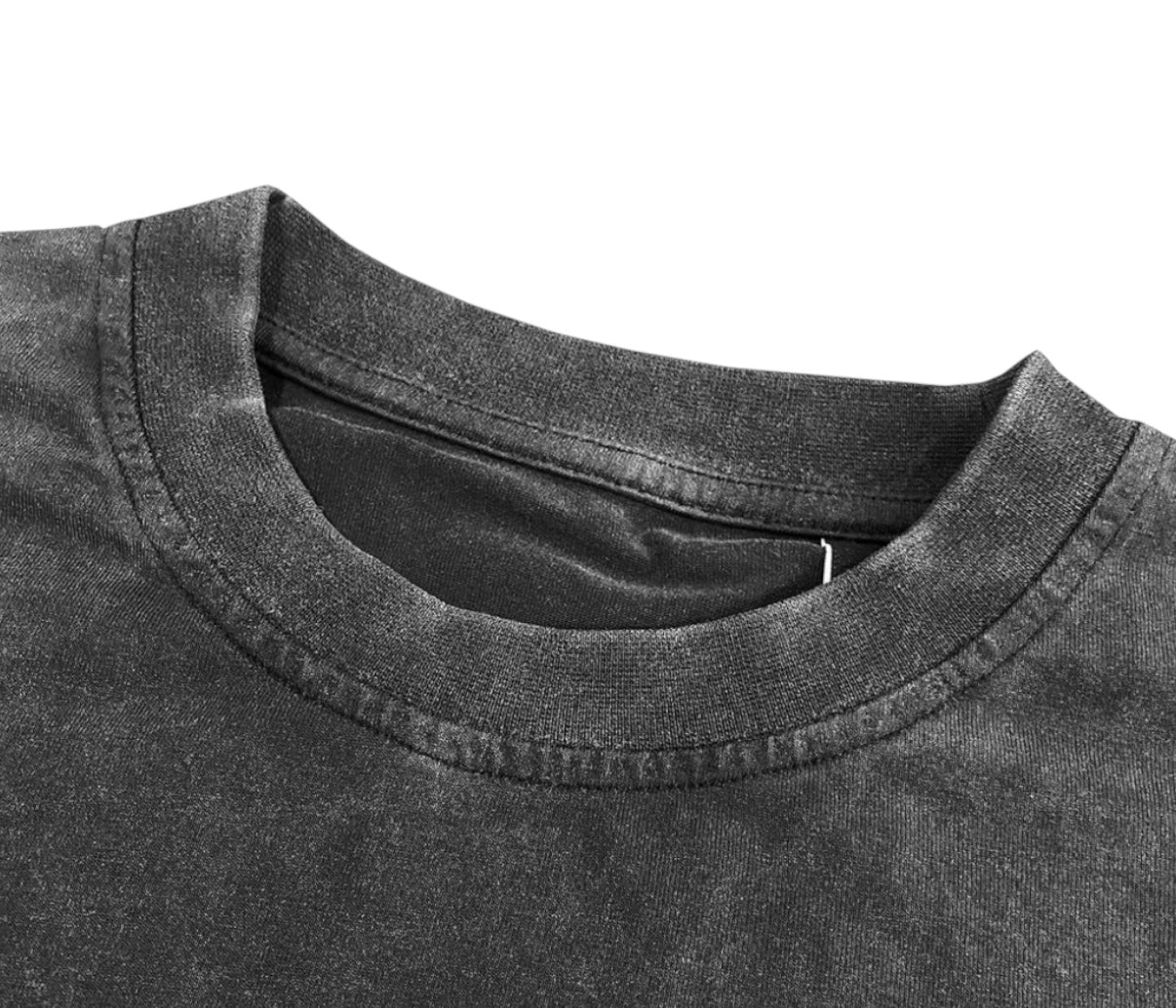 Warped Heavyweight Tee (Vintage Ash)(Oversized)