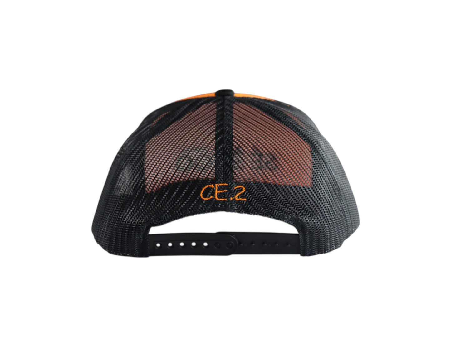 Trucker Cap (Black/Orange)