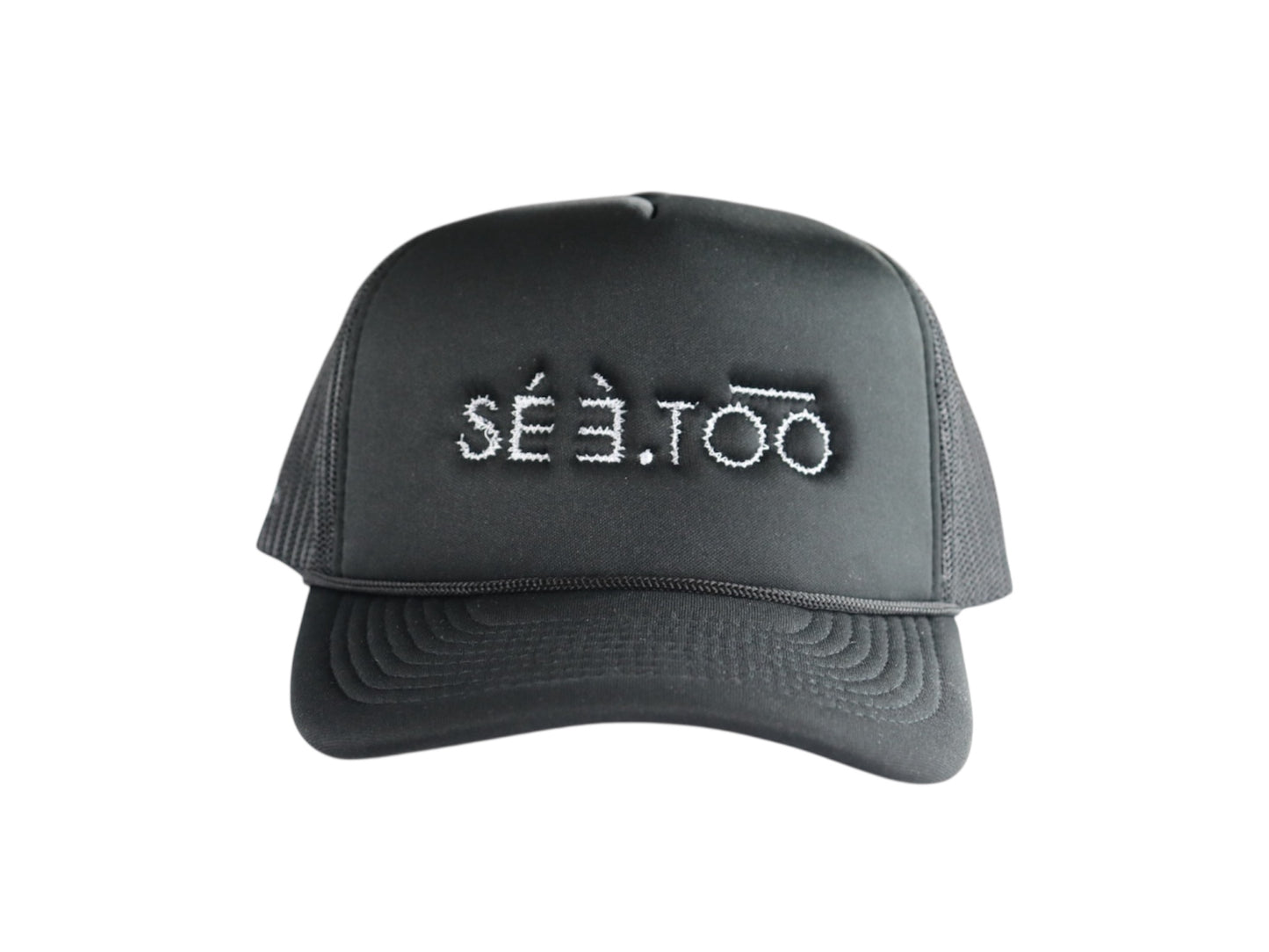 Trucker Cap (Black/White)