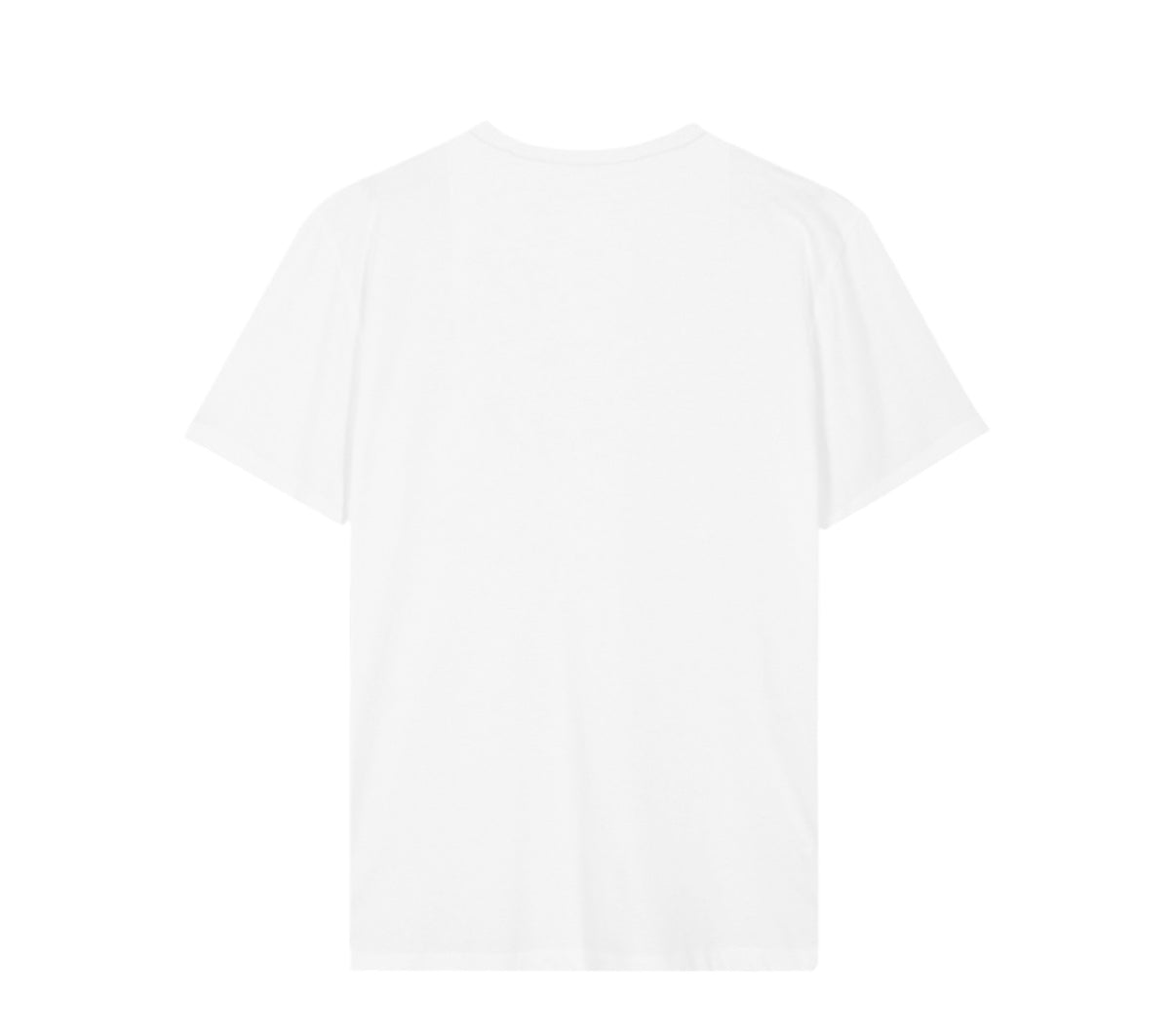 Double Overlay Tee (Regular Fit)(White/Black/Red)