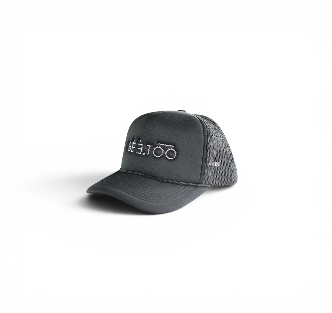 Trucker Cap (Black/White)