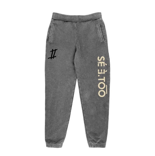 Roman Numeral Sweatpants (Vintage Gray)