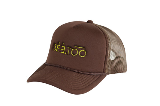 Trucker Cap (Brown/Yellow)