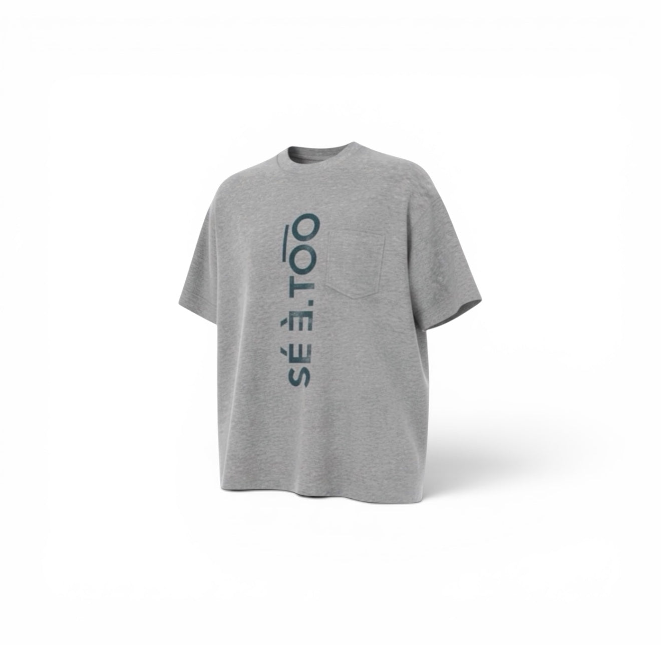 Pocket Tee (Heather Gray/Pine)