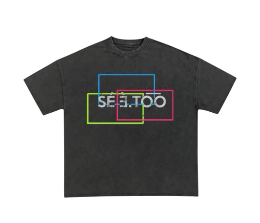Warped Heavyweight Tee (Vintage Ash)(Oversized)